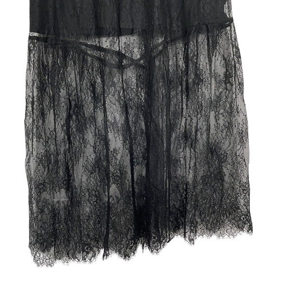 River Island Black Lace Maxi Skirt US 4 NWOT - Picture 7 of 10